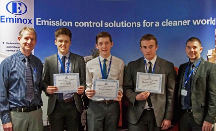 Eminox Engineering Award for Tuxford Students